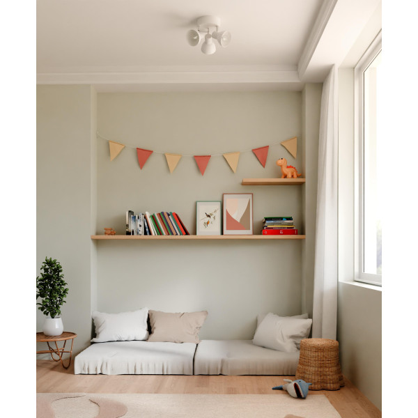 Ceiling Spotlight Elvin 3 White