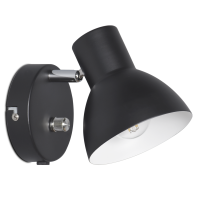 Reguleeritav seinavalgusti must Elvin