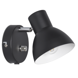 Himmennettävä seinävalaisin musta Elvin