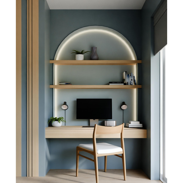 Reguleeritav seinavalgusti must Elvin