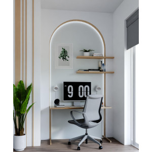 Himmennettävä seinävalaisin valkoinen Elvin