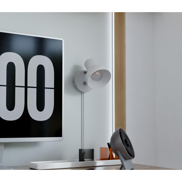 Himmennettävä seinävalaisin valkoinen Elvin