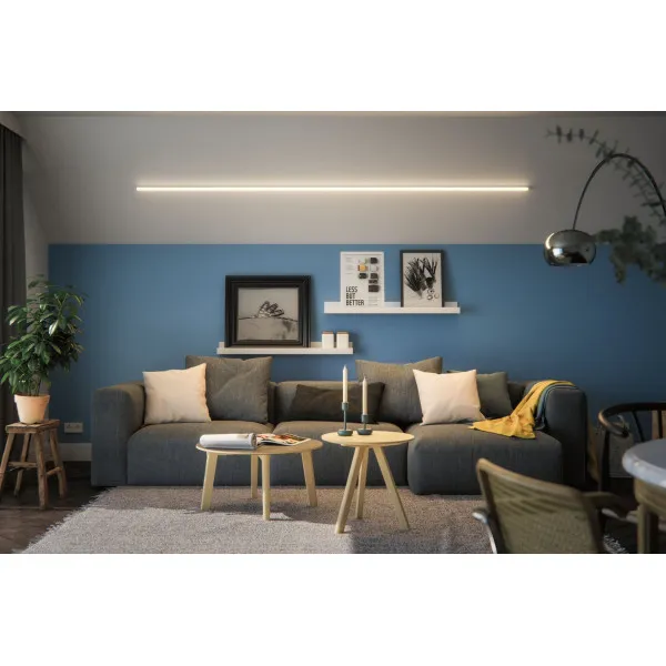 LED profiil hajutiga 2m alumiinium, satiin TUBE