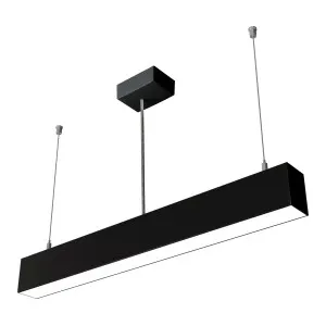 Pakabinamas šviestuvas LOOK 0,6 m 23 W IP20 3000K 1820 lm juodas