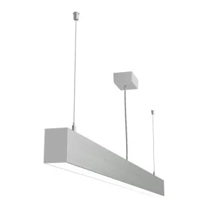 Pakabinamas šviestuvas LOOK 1200 mm 46W IP20 4000K 3387 lm sidabrinis