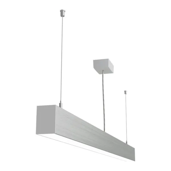 Pakabinamas šviestuvas LOOK 1200 mm 46W IP20 4000K 3387 lm sidabrinis