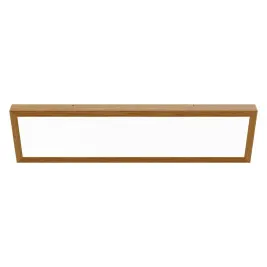 Paviršinis LED šviestuvas LONG WOODLINE 42W IP20 3000K 3950 lm ąžuolas