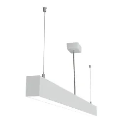 Pendant light LOOK 1500 mm 58W  IP20 3000K 4350lm silver