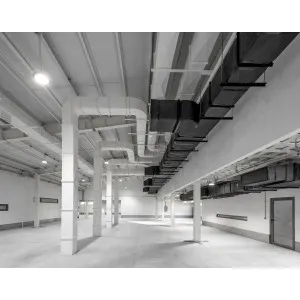 Teollisuusvalaisin PLATE 150W IP65 5000K 22 500 lm 120° 1–10V