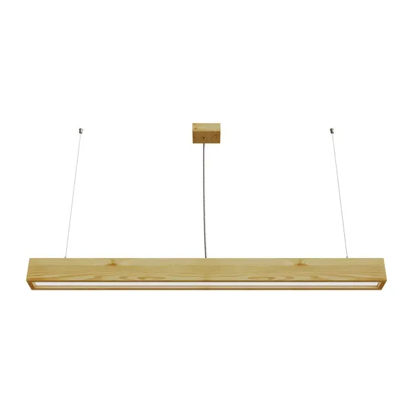 Pendant light LOOK WOODLINE 0,6m 17W IP20 3000K 2364lm Pine