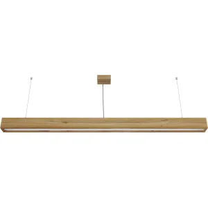 Pendant light LOOK WOODLINE 1,5m 48W IP20 3000K 3800lm  Oak