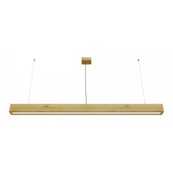 Pendant light LOOK WOODLINE 1,5m 48W IP20 4000K 3800lm Pine