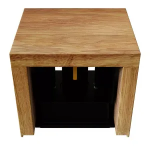 Sieninis šviestuvas 6W 3000K 424 lm CUBE WOODLINE