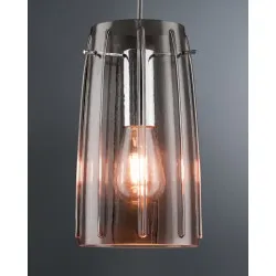 Decorative shade smoke glass DRIO