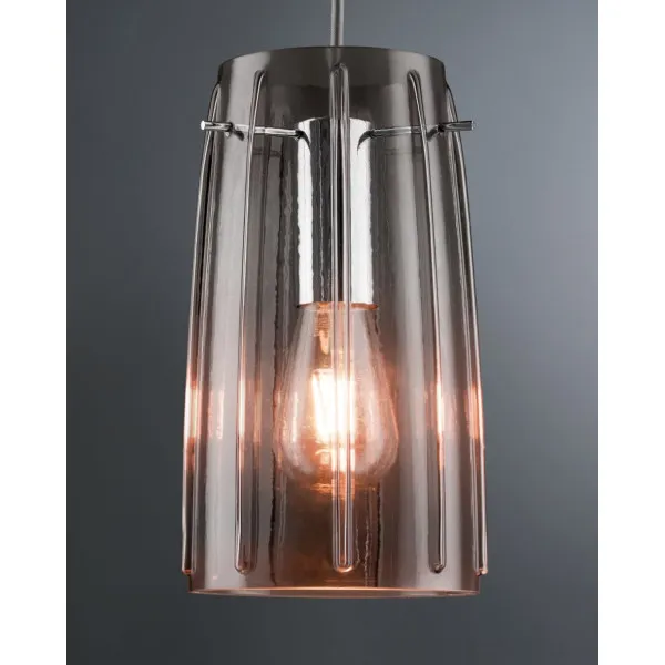 Decorative shade smoke glass DRIO