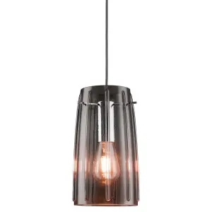 Decorative shade smoke glass DRIO