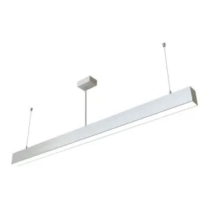 Pakabinamas šviestuvas LOOK 1200 mm 46W IP20 3000K 3387 lm sidabrinis