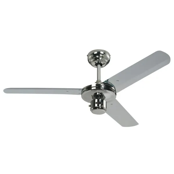 Ceiling fan chrome INDUSTRIAL