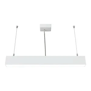 Pakabinamas šviestuvas LOOK 0,6 m 23W IP20 4000K 1820 lm sidabrinis