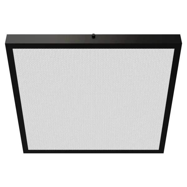 Surface LED light QUADRA 40W IP41 4000K 3512lm ugr black