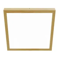 Pintavalaisin LED QUADRA WOODLINE 600x600 40W IP20 4000K 3320 lm mänty