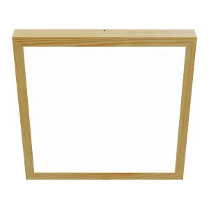 Ceiling light QUADRA WOODLINE 600x600 40W IP20 4000K 3320lm Pine