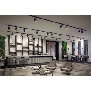 ProRail3 siini rippvalgusti must E27 max. 50W CORUS