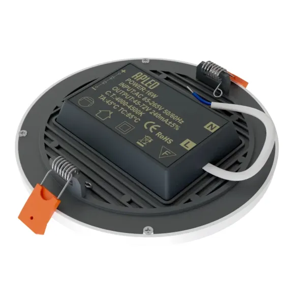 Recessed ceiling light 16W IP20 4000K 1600lm RONDO SLIM