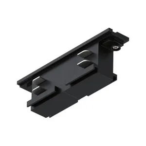 Lighting rail connector Black