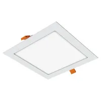 Įleidžiamas kvadratinis šviestuvas 18W IP40 3000K 1700 lm standartinė balta