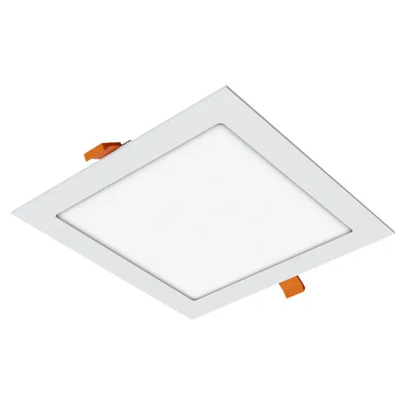 Įleidžiamas kvadratinis šviestuvas 18W IP40 3000K 1700 lm standartinė balta