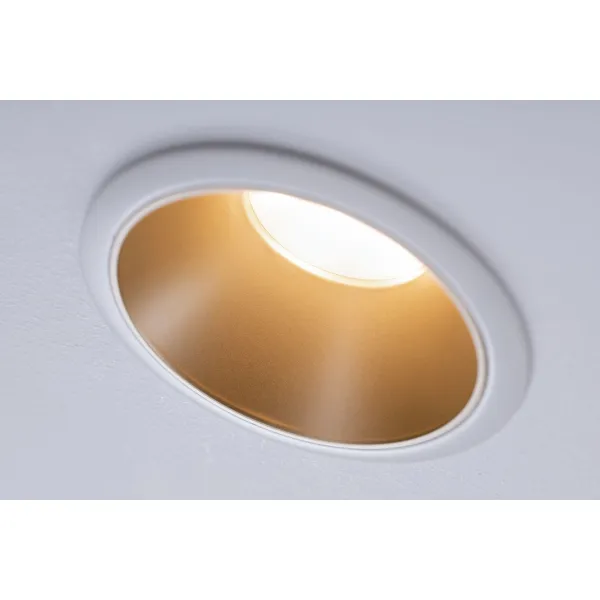 Recessed Matt Gold Reflector Light LED 6.5W 3-Step Dim COLE