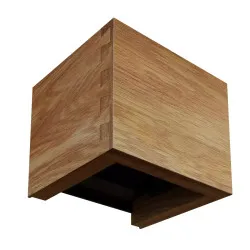 Sieninis šviestuvas 6W 4000K 480lm CUBE WOODLINE