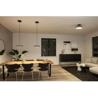 Ceiling light black 3-Step-Dim HILDOR