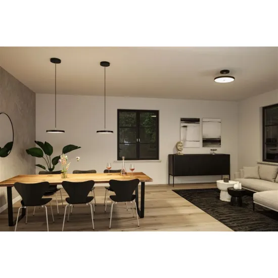 Ceiling light black 3-Step-Dim HILDOR