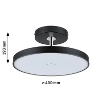 Ceiling light black 3-Step-Dim HILDOR