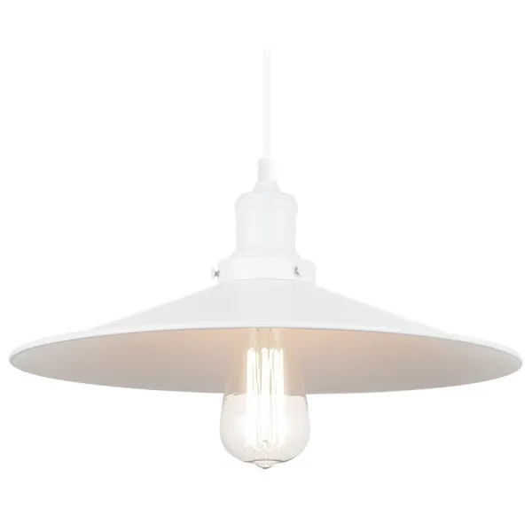 Rippvalgusti 40W E27 valge JULES