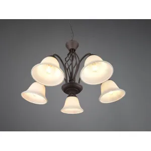 Pakaramais gaismeklis RUSTICA 5x40W