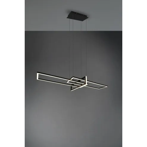 Pendant luminaire black 1x SMD LED SALINAS