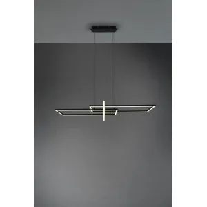 Pendant luminaire black 1x SMD LED SALINAS