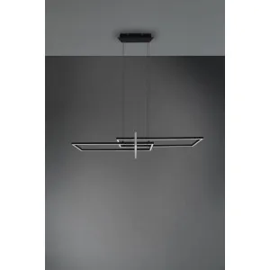 Pendant luminaire black 1x SMD LED SALINAS