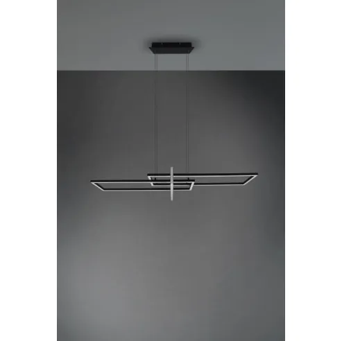 Pendant luminaire black 1x SMD LED SALINAS