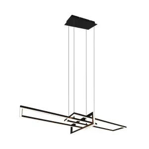 Pendant luminaire black 1x SMD LED SALINAS