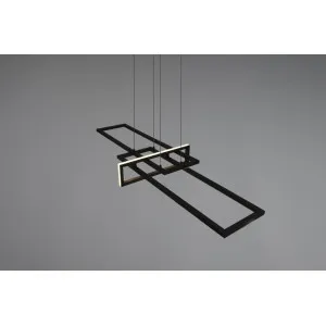 Pendant luminaire black 1x SMD LED SALINAS