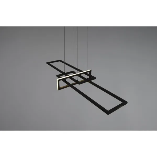 Pendant luminaire black 1x SMD LED SALINAS