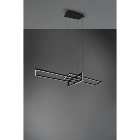 Pendant luminaire black 1x SMD LED SALINAS