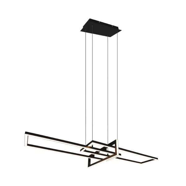 Pendant luminaire black 1x SMD LED SALINAS