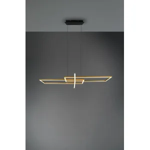 Pakaramais gaismeklis misiņš 1x SMD LED SALINAS