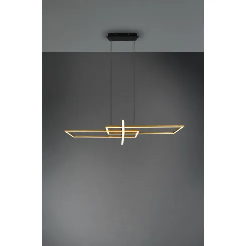 Pakaramais gaismeklis misiņš 1x SMD LED SALINAS