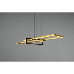 Pakaramais gaismeklis misiņš 1x SMD LED SALINAS